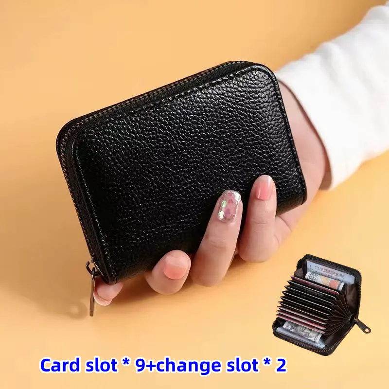 RFID Anti-Theft Arificial Leather Card Holder Wallet