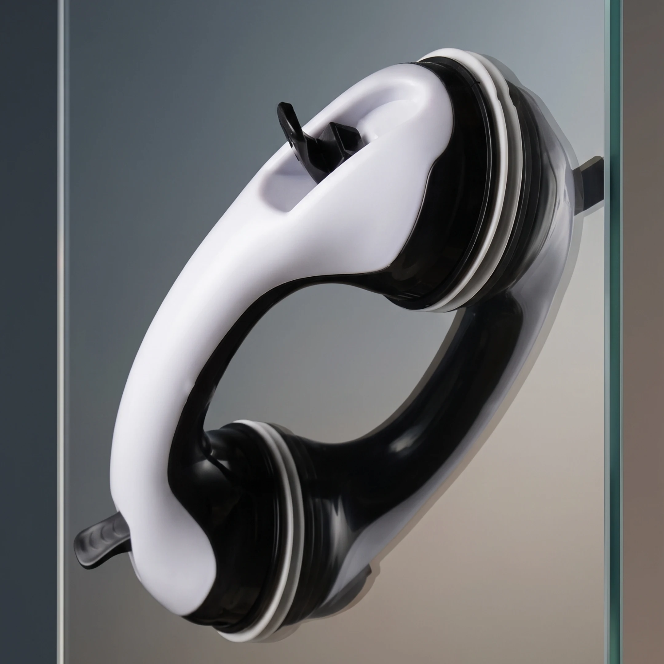 No-Drill Suction Glass Grab Bar - Helping Handle