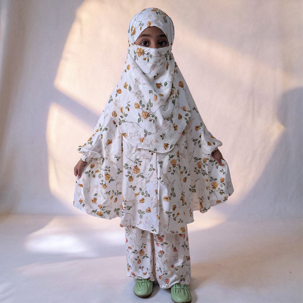Kids Cherry Khimar Set KCKS126