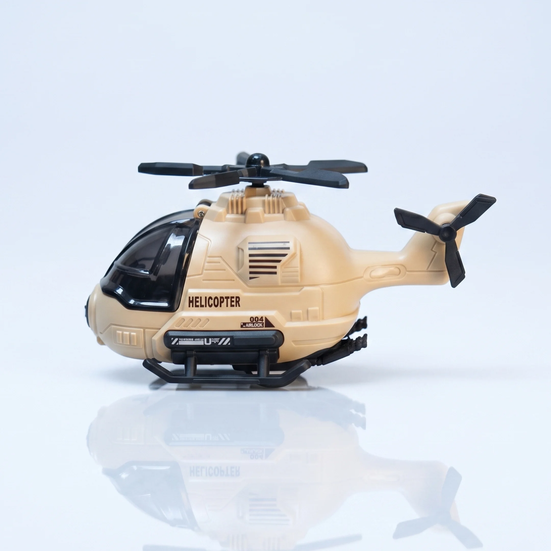 Kids Toy Helicopter - Cream Color