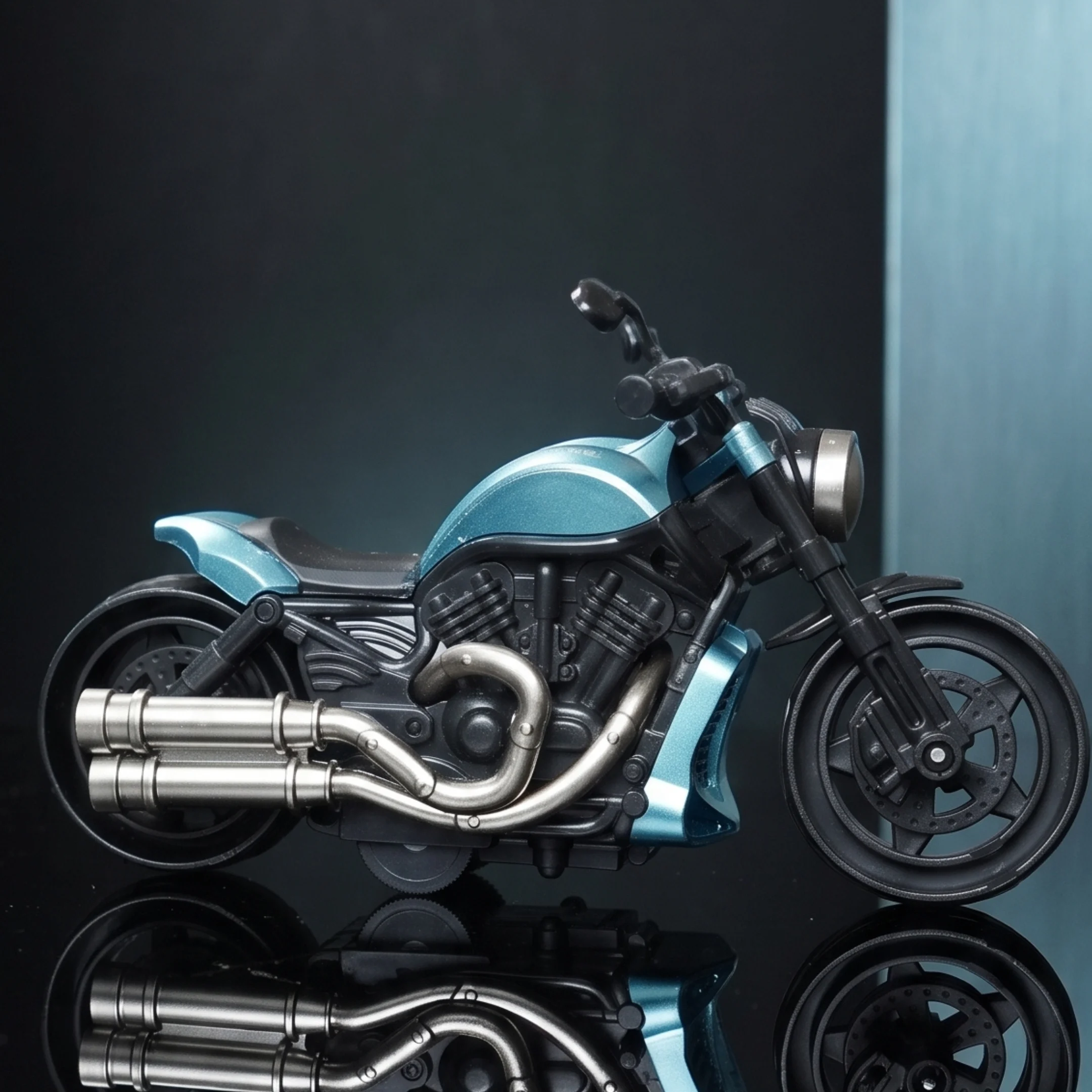 Super Harley Toy Motorcycle - Blue