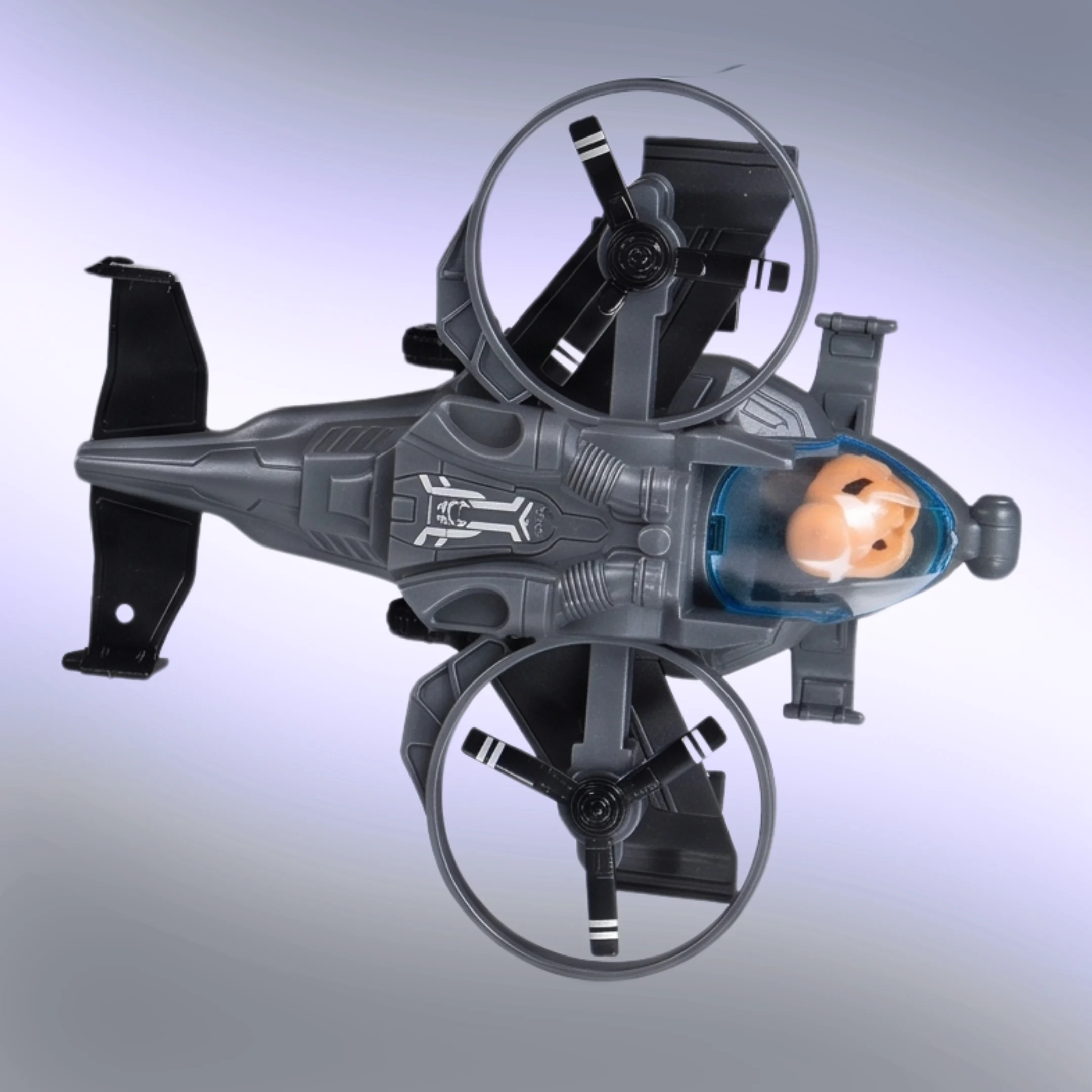 Mini Fighter Drone Toy - Silver