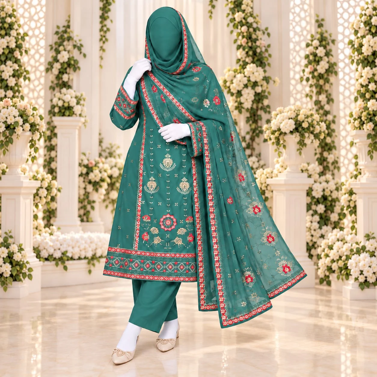 VIP Georgette Party Three Piece - VGP106