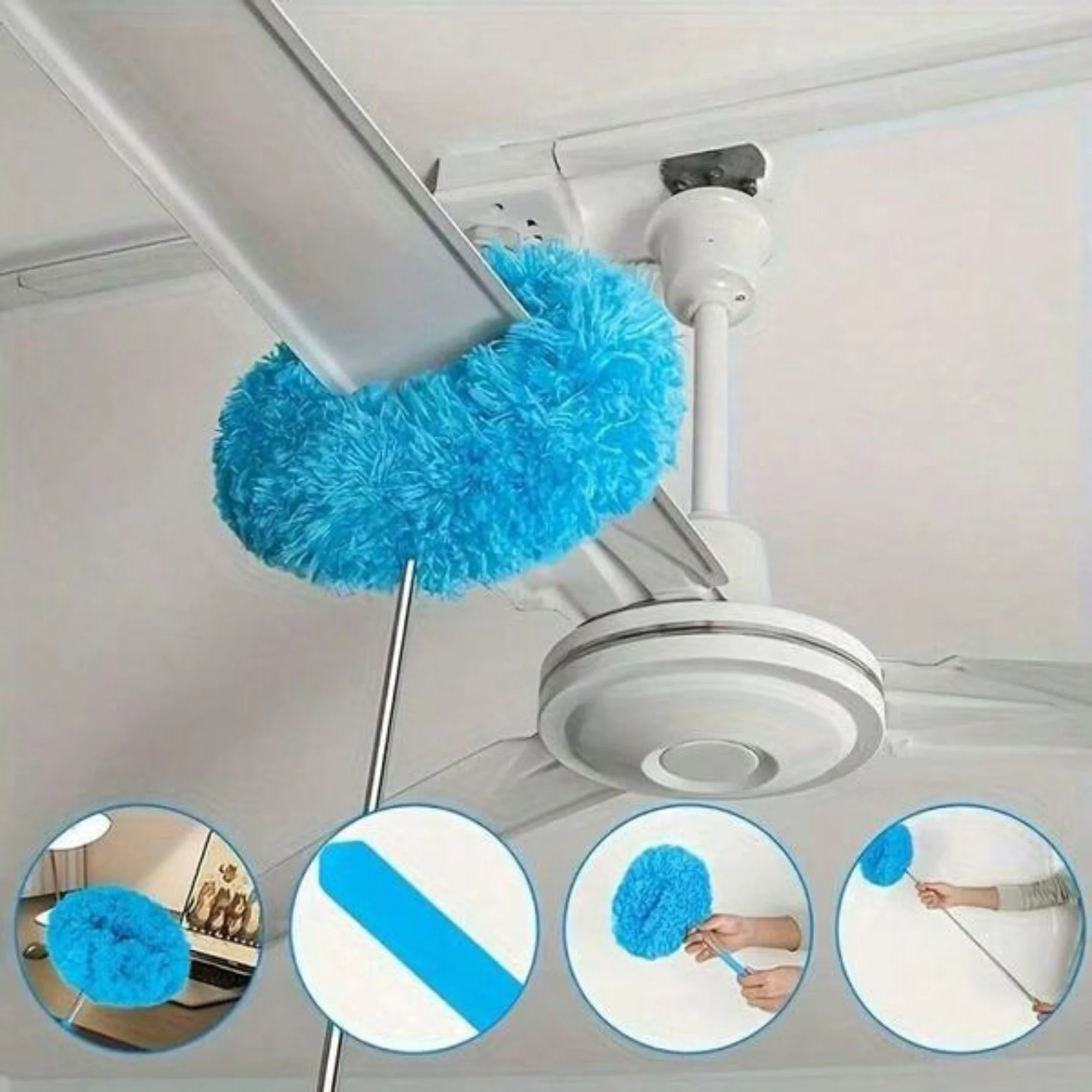 Extendable Microfiber Ceiling Fan Cleaning Duster